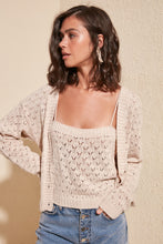 Load image into Gallery viewer, Trendyol Cellular Blouse-Cardigan Knitwear Suit TWOSS20HI0034
